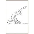 Picture of Yoga Pose II _GroupedProduct_Rectangle_Portrait_Canvas_Framed_