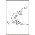 Picture of Yoga Pose II _GroupedProduct_Rectangle_Portrait_Canvas_Framed_