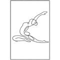 Picture of Yoga Pose II _GroupedProduct_Rectangle_Portrait_Canvas_Framed_
