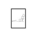 Picture of Yoga Pose V _GroupedProduct_Rectangle_Portrait_Canvas_Framed_