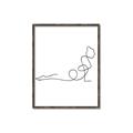 Picture of Yoga Pose V _GroupedProduct_Rectangle_Portrait_Canvas_Framed_