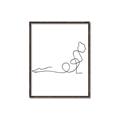 Picture of Yoga Pose V _GroupedProduct_Rectangle_Portrait_Canvas_Framed_