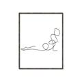 Picture of Yoga Pose V _GroupedProduct_Rectangle_Portrait_Canvas_Framed_
