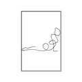 Picture of Yoga Pose V _GroupedProduct_Rectangle_Portrait_Canvas_Framed_