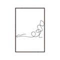 Picture of Yoga Pose V _GroupedProduct_Rectangle_Portrait_Canvas_Framed_