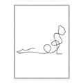 Picture of Yoga Pose V _GroupedProduct_Rectangle_Portrait_Canvas_Framed_