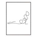 Picture of Yoga Pose V _GroupedProduct_Rectangle_Portrait_Canvas_Framed_