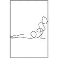 Picture of Yoga Pose V _GroupedProduct_Rectangle_Portrait_Canvas_Framed_