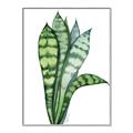 Picture of Snake Leaves _GroupedProduct_Rectangle_Portrait_Canvas_Framed_
