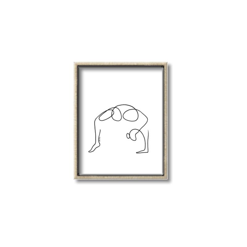 Picture of Yoga Pose VI _GroupedProduct_Rectangle_Portrait_Canvas_Framed_