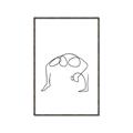 Picture of Yoga Pose VI _GroupedProduct_Rectangle_Portrait_Canvas_Framed_