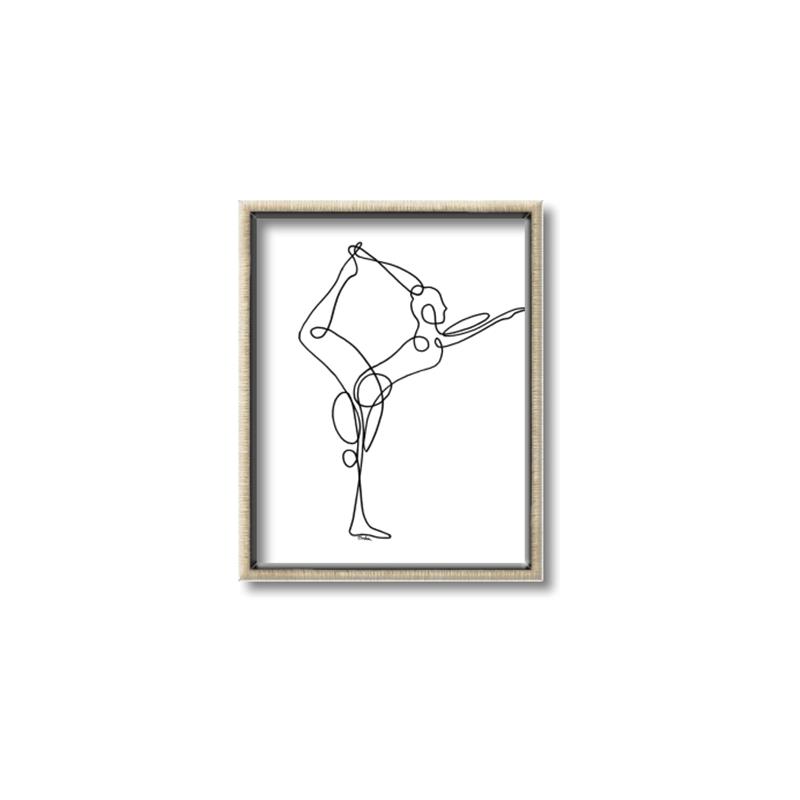 Picture of Yoga Pose III _GroupedProduct_Rectangle_Portrait_Canvas_Framed_