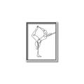 Picture of Yoga Pose III _GroupedProduct_Rectangle_Portrait_Canvas_Framed_