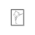 Picture of Yoga Pose III _GroupedProduct_Rectangle_Portrait_Canvas_Framed_