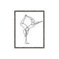 Picture of Yoga Pose III _GroupedProduct_Rectangle_Portrait_Canvas_Framed_