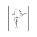 Picture of Yoga Pose III _GroupedProduct_Rectangle_Portrait_Canvas_Framed_