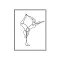 Picture of Yoga Pose III _GroupedProduct_Rectangle_Portrait_Canvas_Framed_