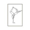 Picture of Yoga Pose III _GroupedProduct_Rectangle_Portrait_Canvas_Framed_