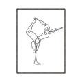 Picture of Yoga Pose III _GroupedProduct_Rectangle_Portrait_Canvas_Framed_