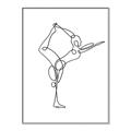 Picture of Yoga Pose III _GroupedProduct_Rectangle_Portrait_Canvas_Framed_