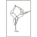 Picture of Yoga Pose III _GroupedProduct_Rectangle_Portrait_Canvas_Framed_