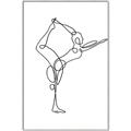 Picture of Yoga Pose III _GroupedProduct_Rectangle_Portrait_Canvas_Framed_