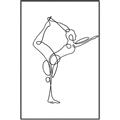 Picture of Yoga Pose III _GroupedProduct_Rectangle_Portrait_Canvas_Framed_