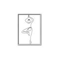 Picture of Yoga Pose IV _GroupedProduct_Rectangle_Portrait_Canvas_Framed_