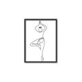Picture of Yoga Pose IV _GroupedProduct_Rectangle_Portrait_Canvas_Framed_