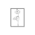 Picture of Yoga Pose IV _GroupedProduct_Rectangle_Portrait_Canvas_Framed_