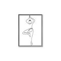 Picture of Yoga Pose IV _GroupedProduct_Rectangle_Portrait_Canvas_Framed_