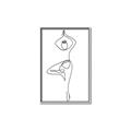 Picture of Yoga Pose IV _GroupedProduct_Rectangle_Portrait_Canvas_Framed_