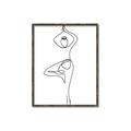 Picture of Yoga Pose IV _GroupedProduct_Rectangle_Portrait_Canvas_Framed_