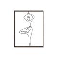Picture of Yoga Pose IV _GroupedProduct_Rectangle_Portrait_Canvas_Framed_