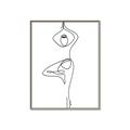 Picture of Yoga Pose IV _GroupedProduct_Rectangle_Portrait_Canvas_Framed_