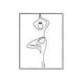 Picture of Yoga Pose IV _GroupedProduct_Rectangle_Portrait_Canvas_Framed_