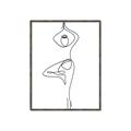 Picture of Yoga Pose IV _GroupedProduct_Rectangle_Portrait_Canvas_Framed_