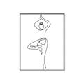 Picture of Yoga Pose IV _GroupedProduct_Rectangle_Portrait_Canvas_Framed_