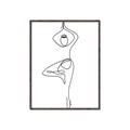 Picture of Yoga Pose IV _GroupedProduct_Rectangle_Portrait_Canvas_Framed_