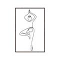 Picture of Yoga Pose IV _GroupedProduct_Rectangle_Portrait_Canvas_Framed_