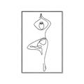Picture of Yoga Pose IV _GroupedProduct_Rectangle_Portrait_Canvas_Framed_
