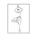 Picture of Yoga Pose IV _GroupedProduct_Rectangle_Portrait_Canvas_Framed_
