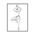 Picture of Yoga Pose IV _GroupedProduct_Rectangle_Portrait_Canvas_Framed_
