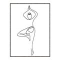 Picture of Yoga Pose IV _GroupedProduct_Rectangle_Portrait_Canvas_Framed_