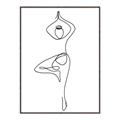 Picture of Yoga Pose IV _GroupedProduct_Rectangle_Portrait_Canvas_Framed_