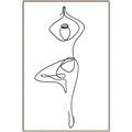 Picture of Yoga Pose IV _GroupedProduct_Rectangle_Portrait_Canvas_Framed_