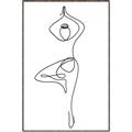 Picture of Yoga Pose IV _GroupedProduct_Rectangle_Portrait_Canvas_Framed_