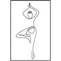 Picture of Yoga Pose IV _GroupedProduct_Rectangle_Portrait_Canvas_Framed_