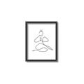Picture of Yoga Pose I _GroupedProduct_Rectangle_Portrait_Canvas_Framed_