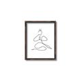 Picture of Yoga Pose I _GroupedProduct_Rectangle_Portrait_Canvas_Framed_